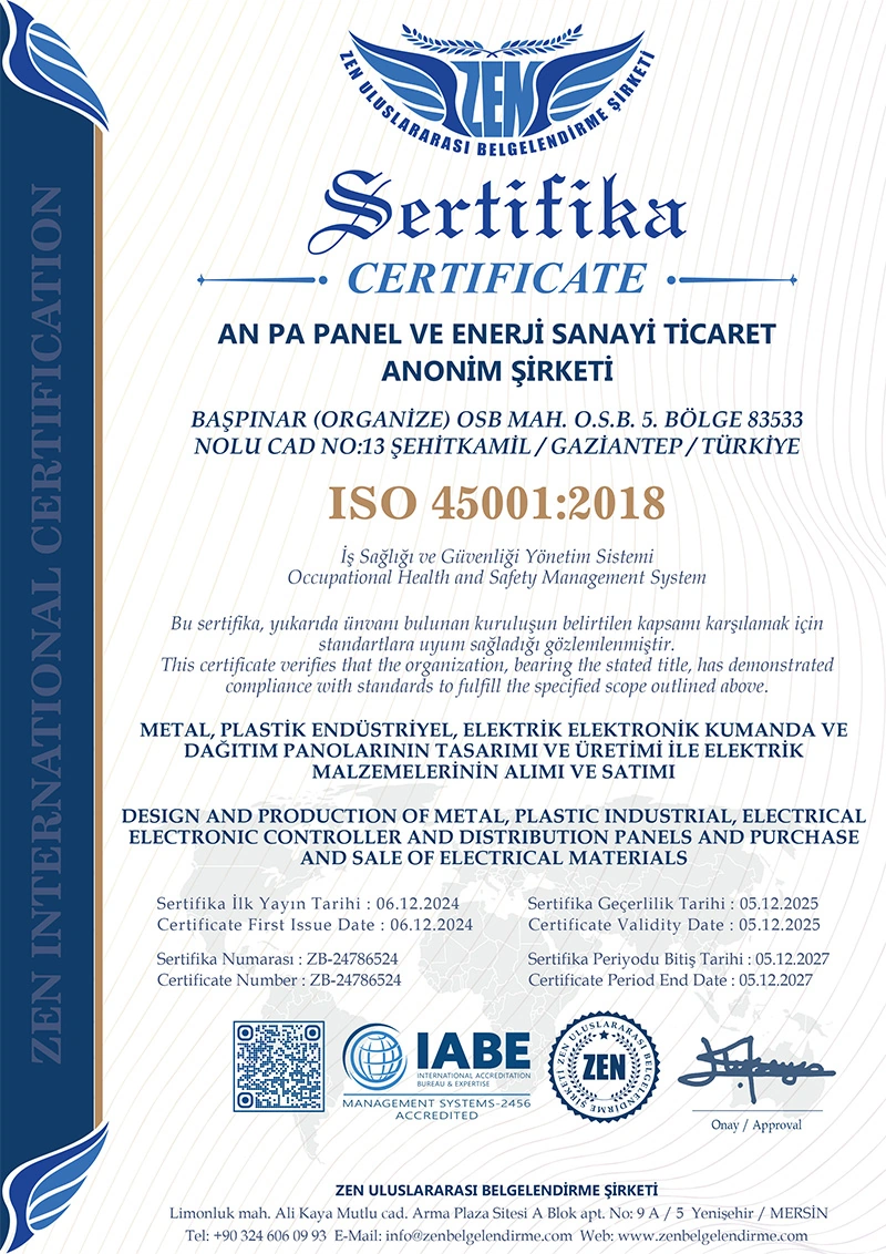 Sertifikalarımız 8